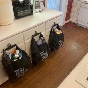 Home | Multi-use Bag Holder for Cabinet Doors